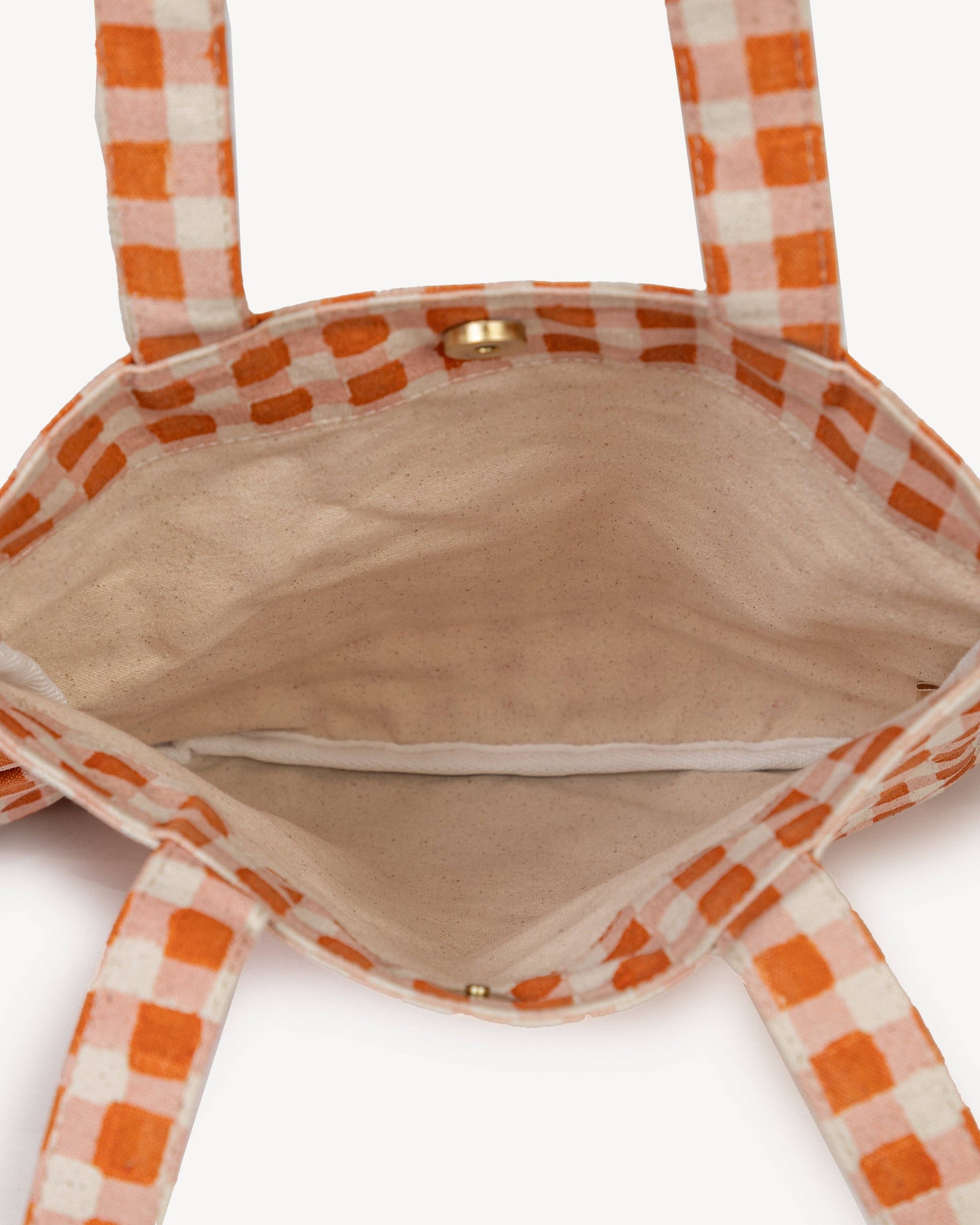 Momo Tote - Harvest Gold Gingham