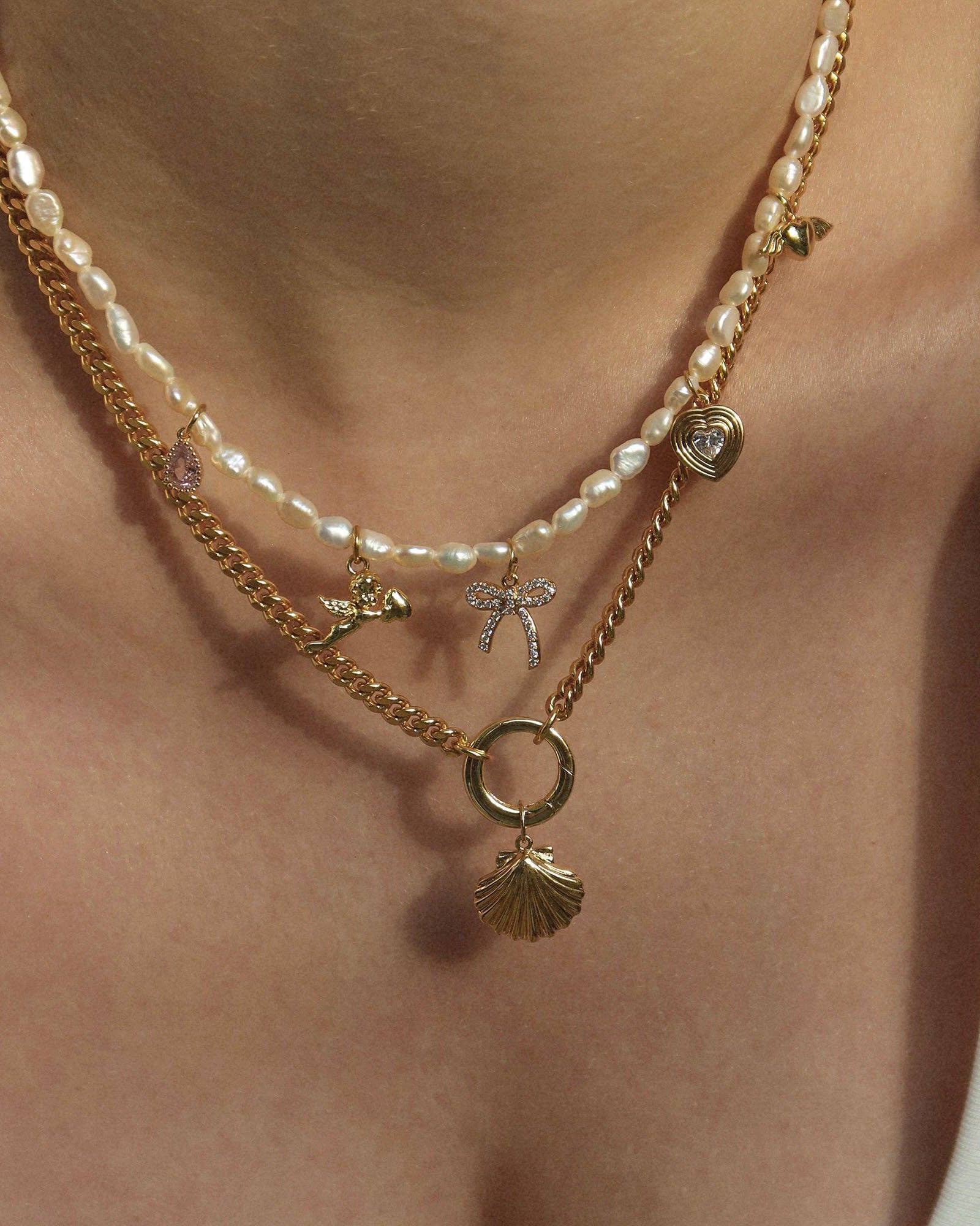 Genevieve Heart Charm