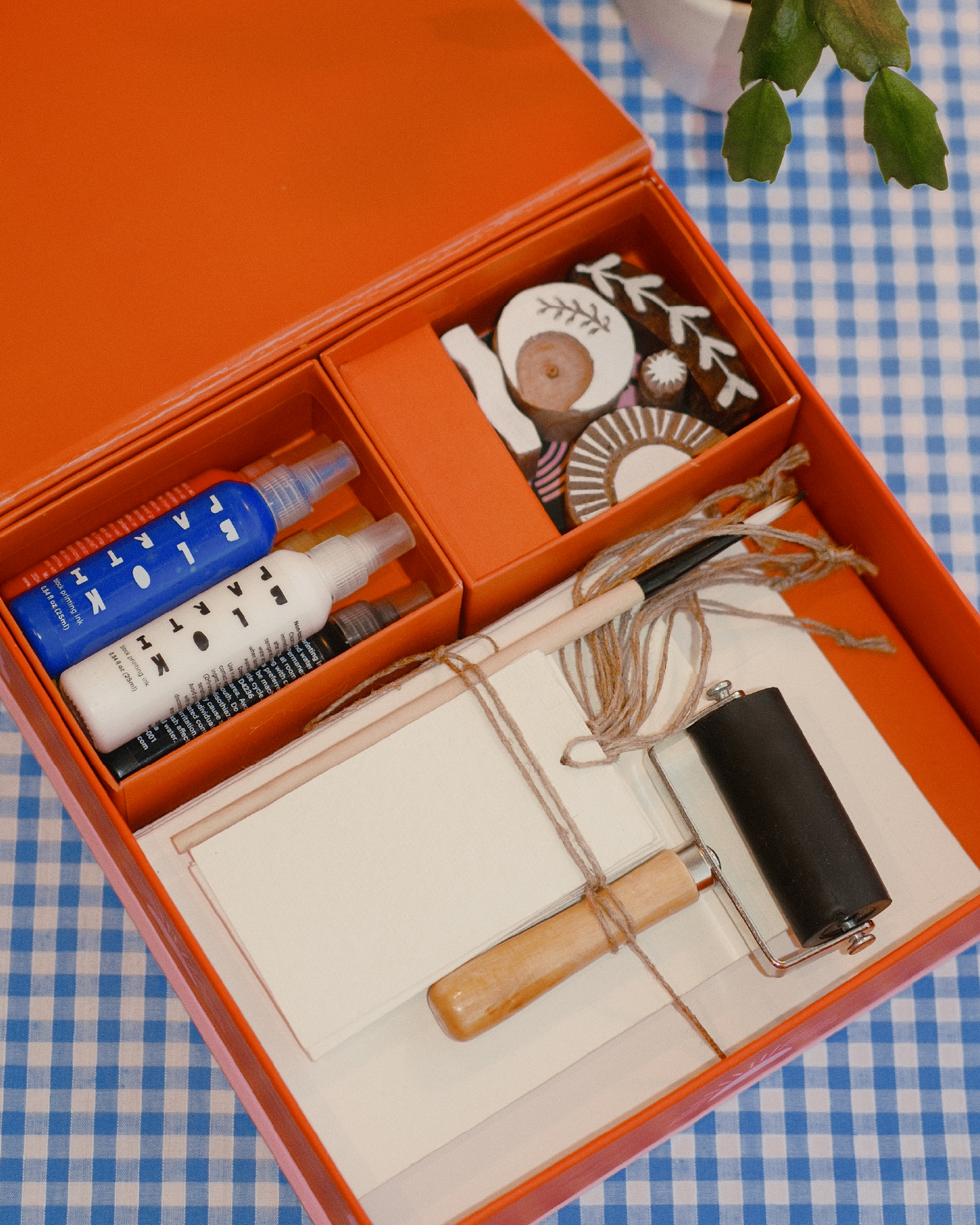 BLOK PARTI Block Printing Kit - Cosmic Print Stationery Set