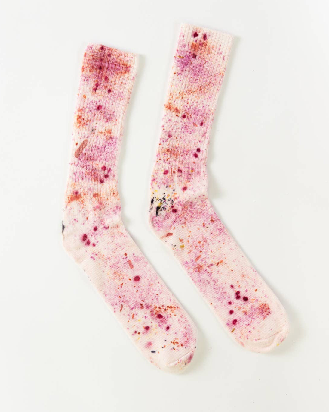 Abstract Bundle Dyed Bamboo Slouch Socks