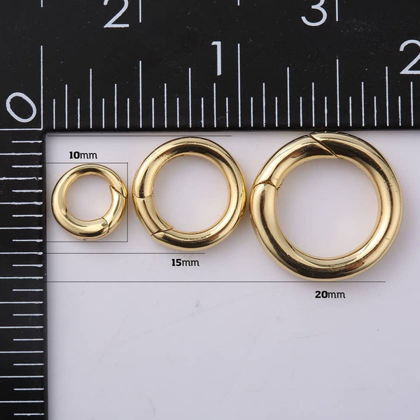 15mm Spring Ring Charm Holder