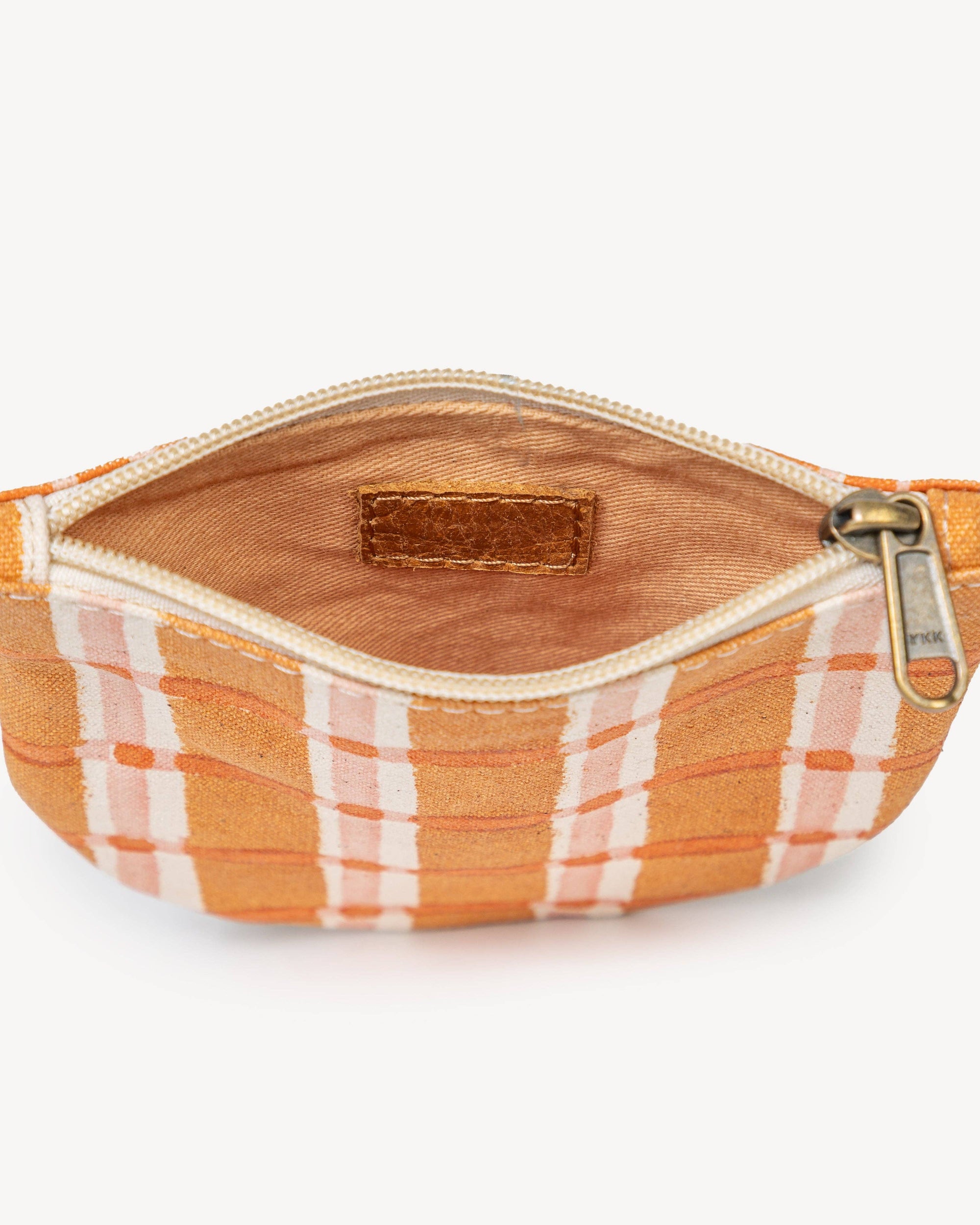 Half Moon Pouch - Ember Plaid