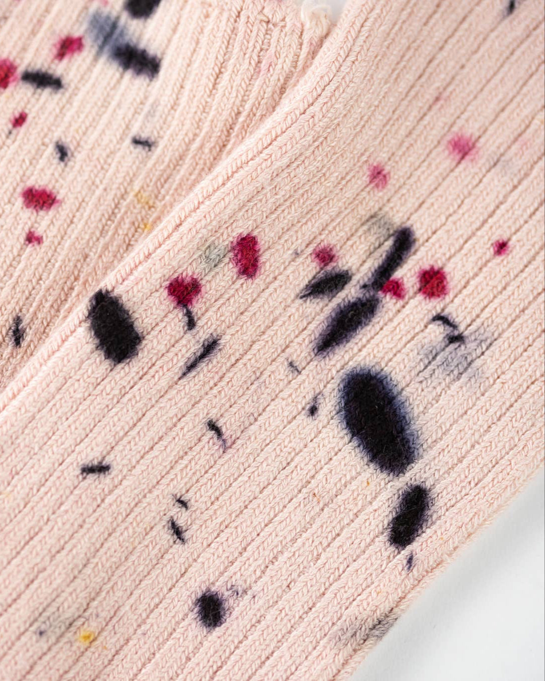 Abstract Bundle Dyed Bamboo Slouch Socks