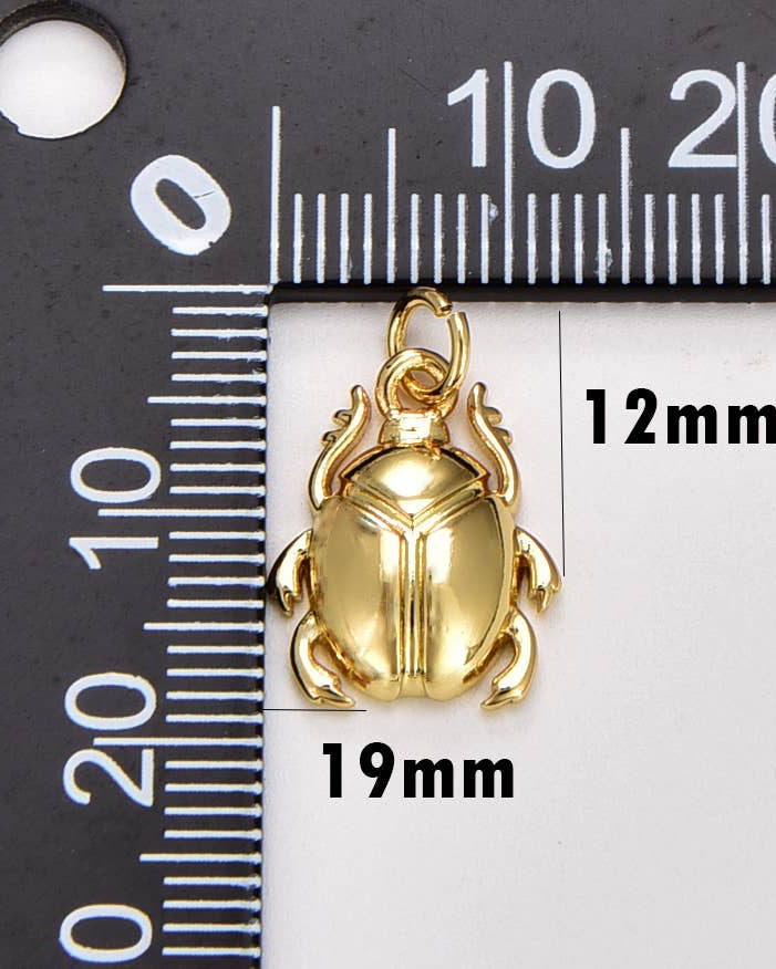 Stag Beetle Charm