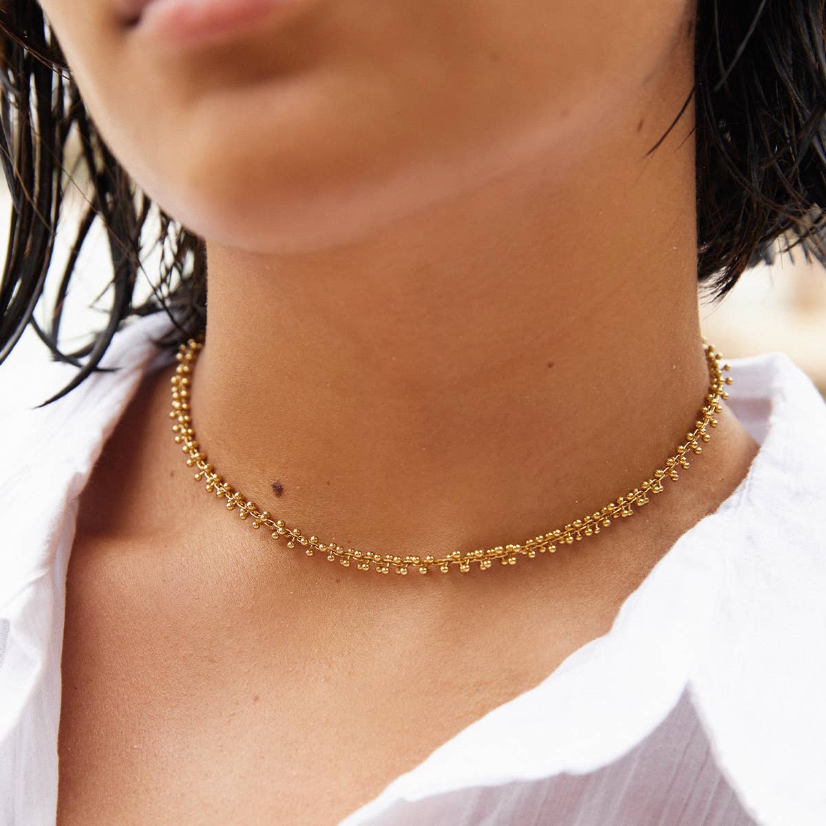 Achille Choker | Jewelry Gold Gift Waterproof
