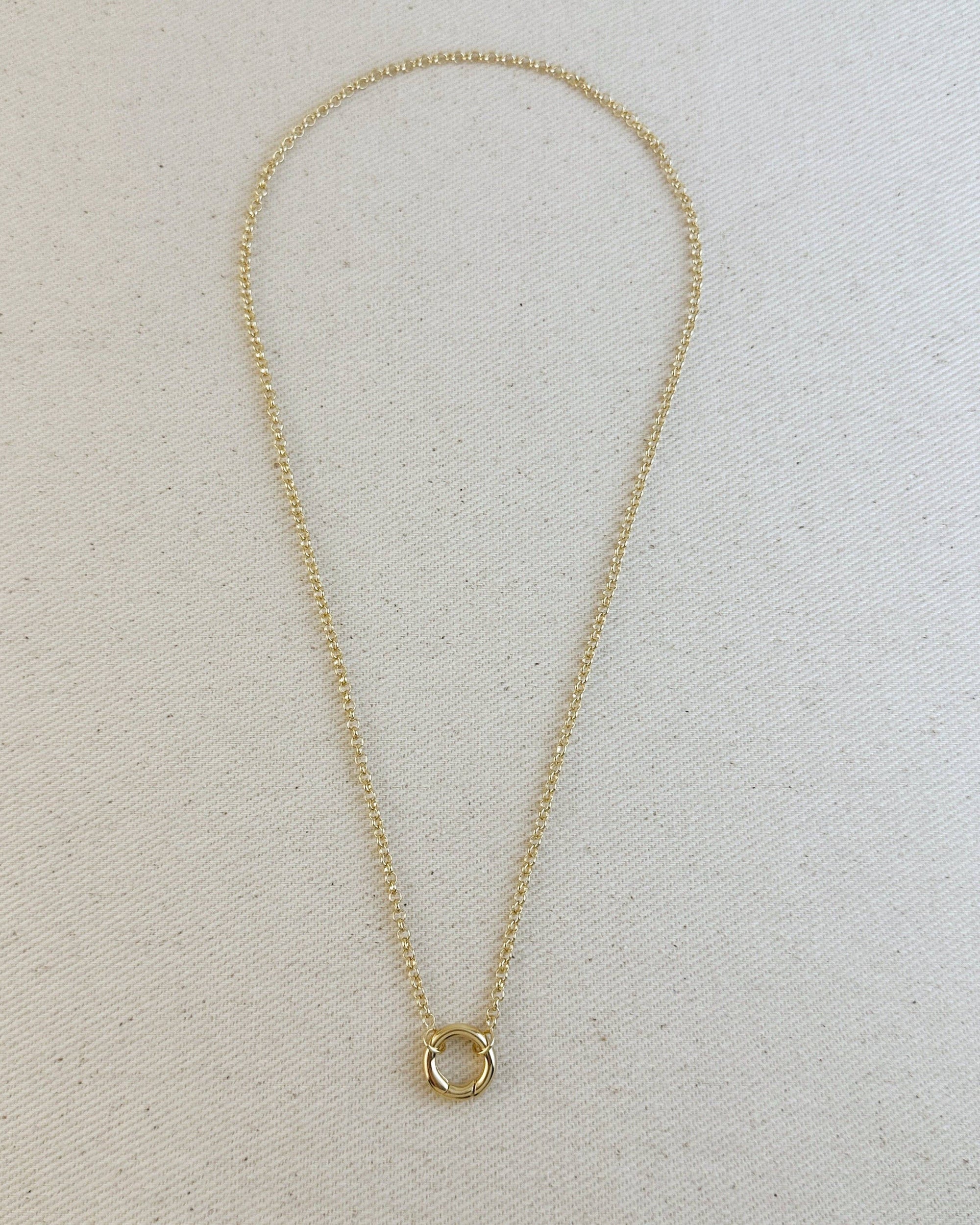 Rolo Chain with Carabiner