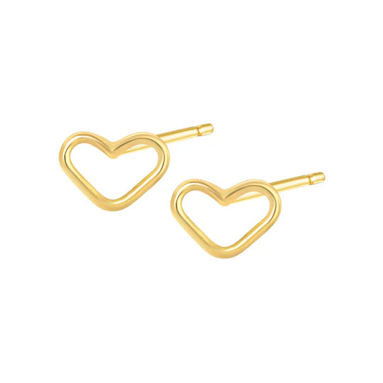 Itsy Bitsy Heart Stud Earrings