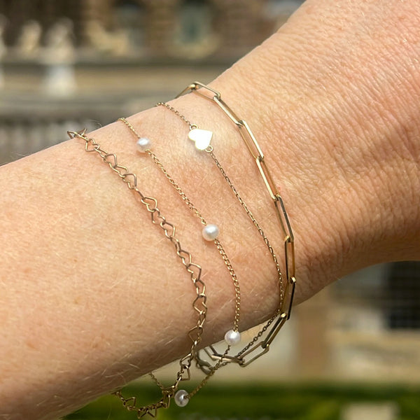 Minimalist Pearl Bracelet