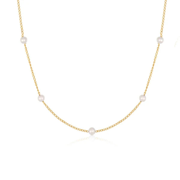 Minimalist Pearl Necklace