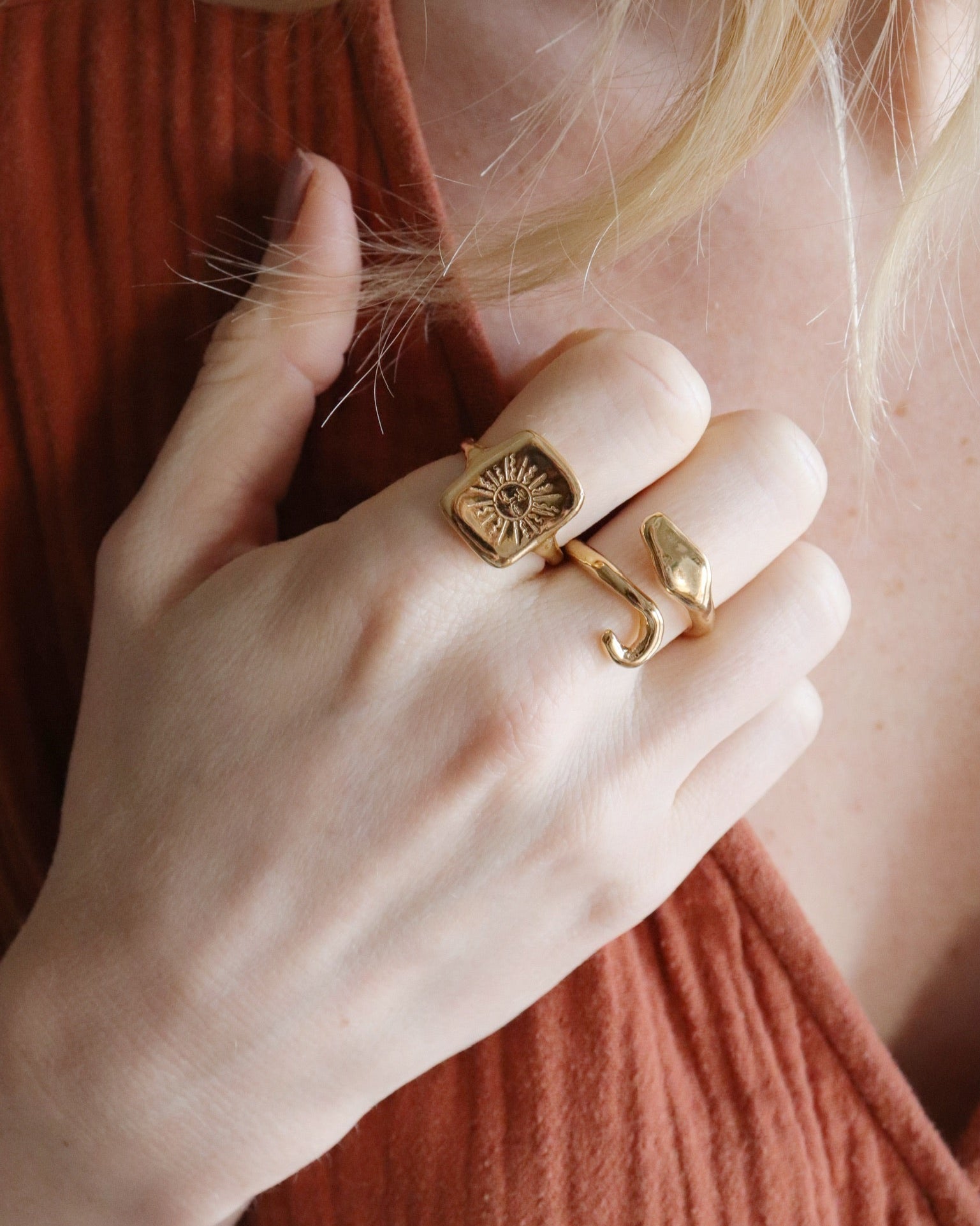 Serpent Guardian Wrap Ring