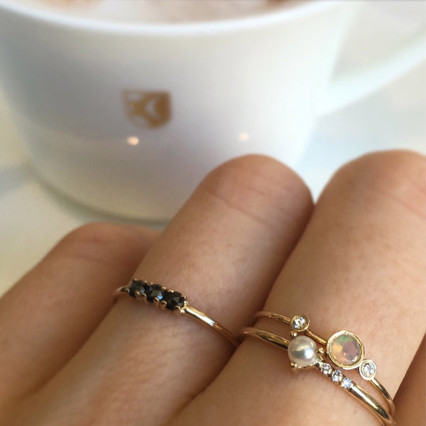 Pearl & Diamond Mirage Ring