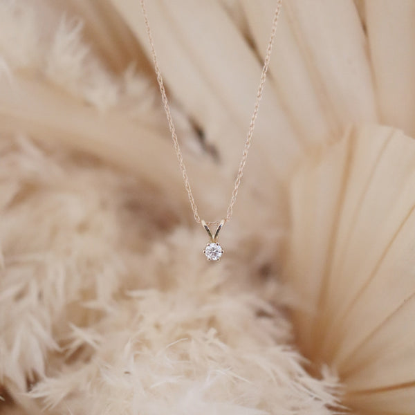 Diamond Diaz Pendant Necklace