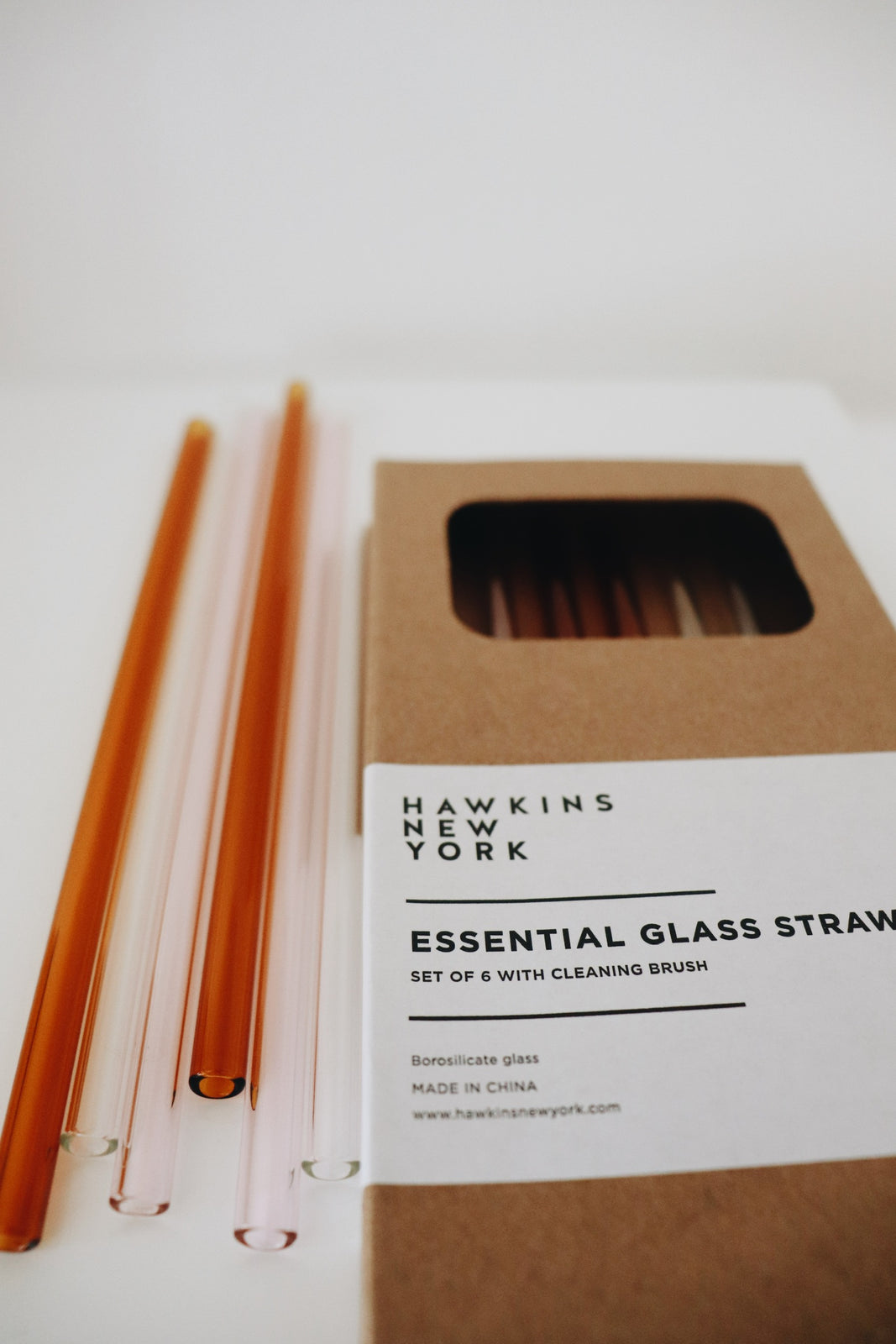 Essential Glass Straws Set of 6