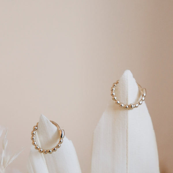 Bead Huggie Earring