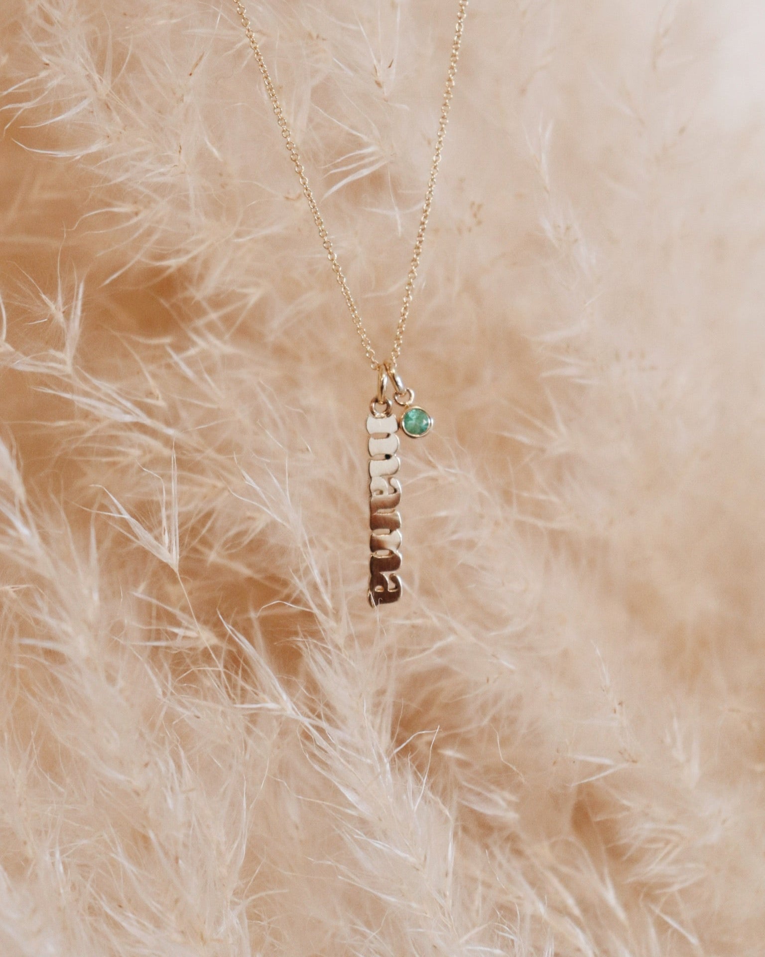 Bezel Birthstone Pendant