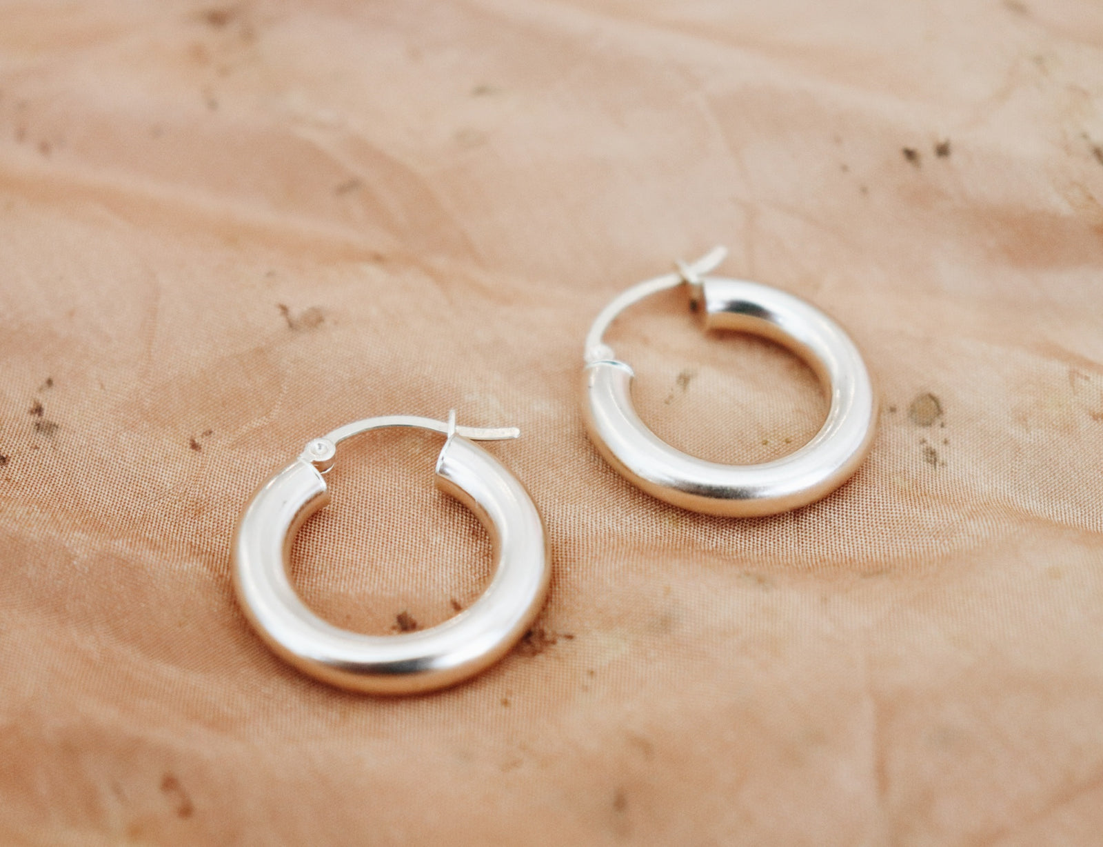 Small Thick Hoop Earring