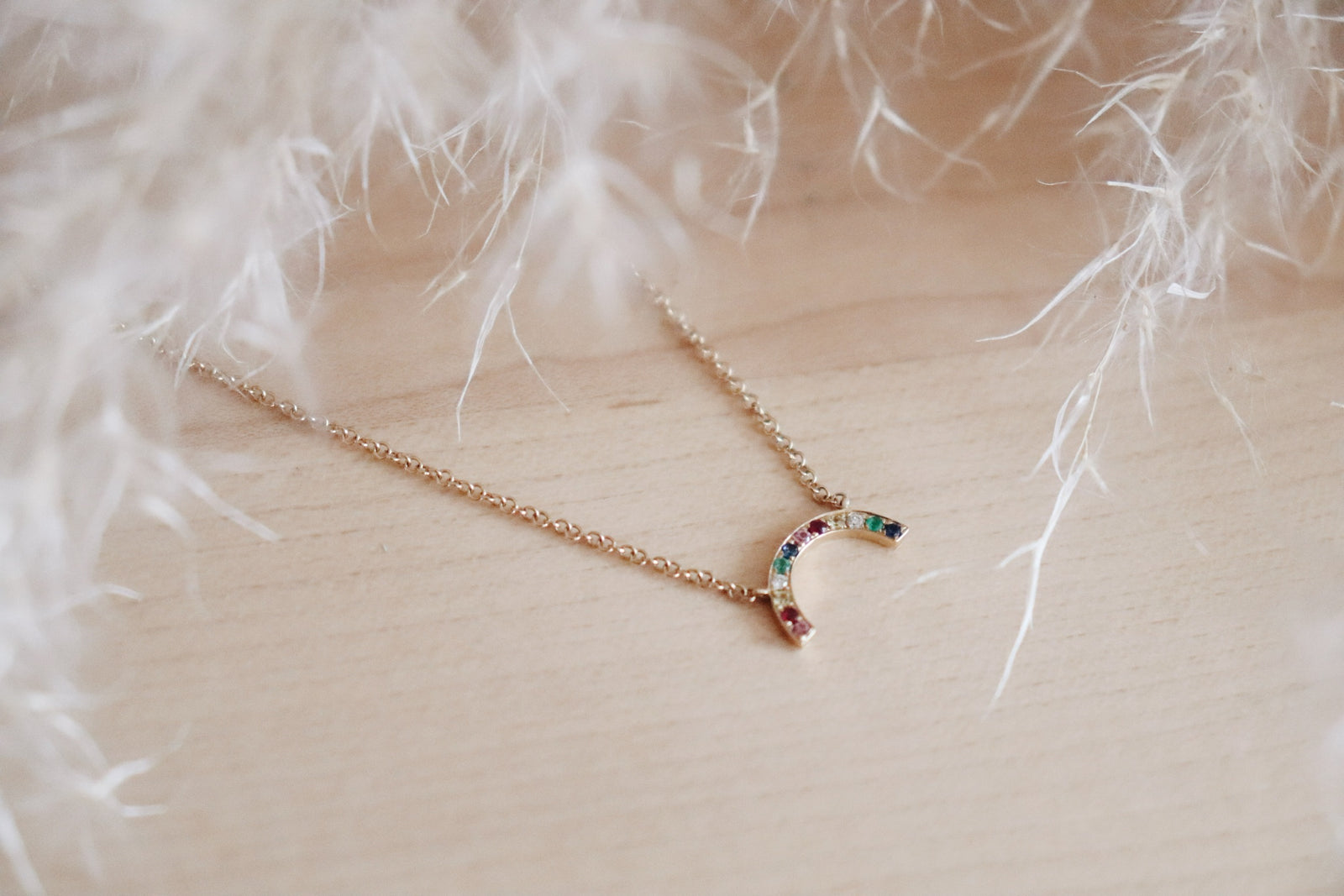 Gold Rainbow Necklace