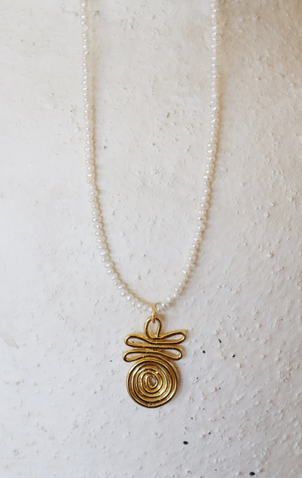 Labyrinth Spiral Necklace