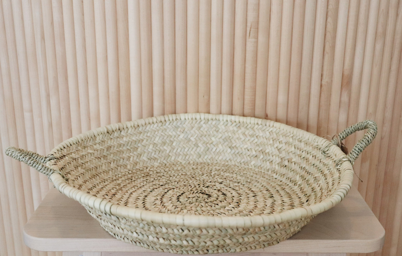 Woven Plate With Handles