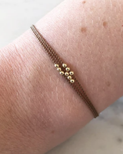 wish me luck gold bead copper