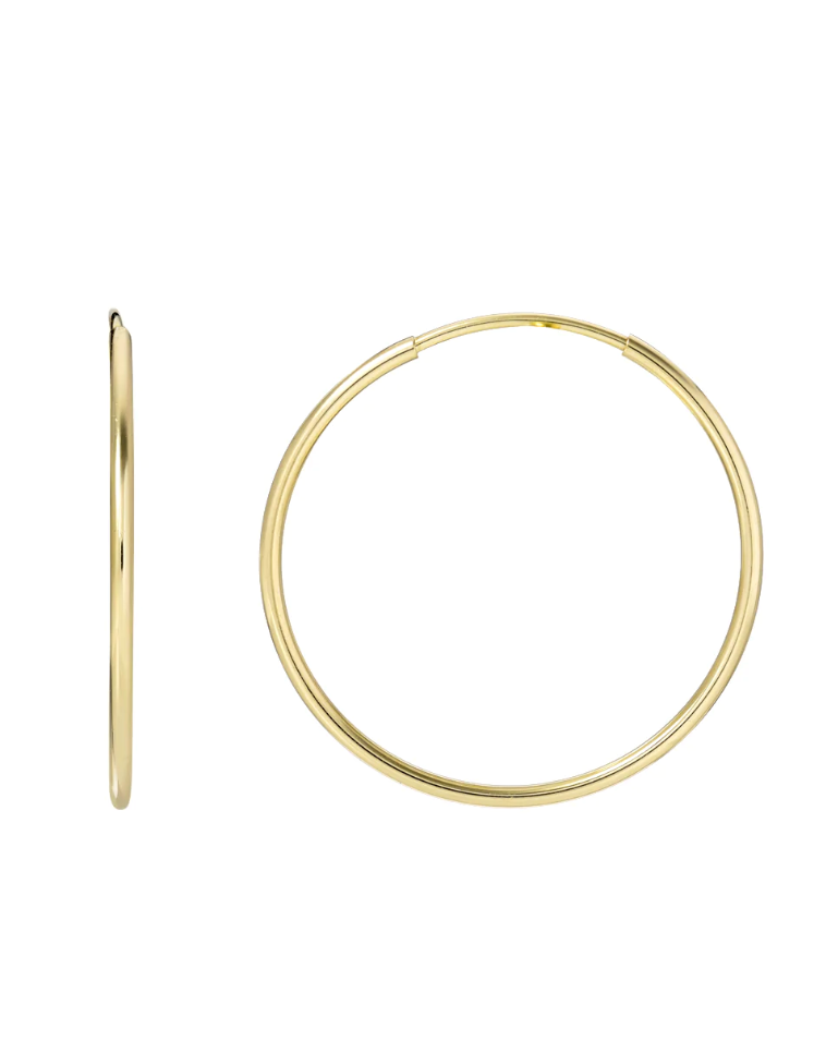 Gold Medium Thread Hoop