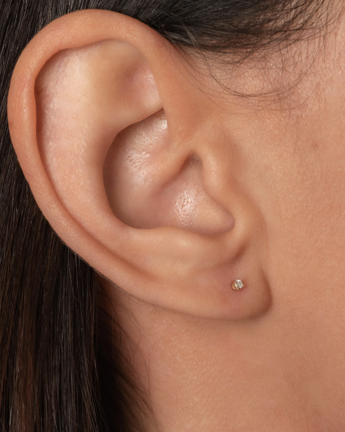 4 Prong Diamond Stud (single)