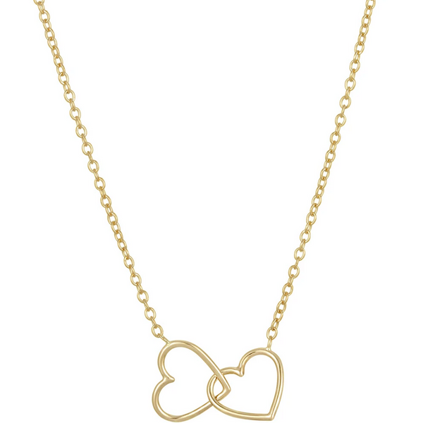 Two Hearts Together Necklace