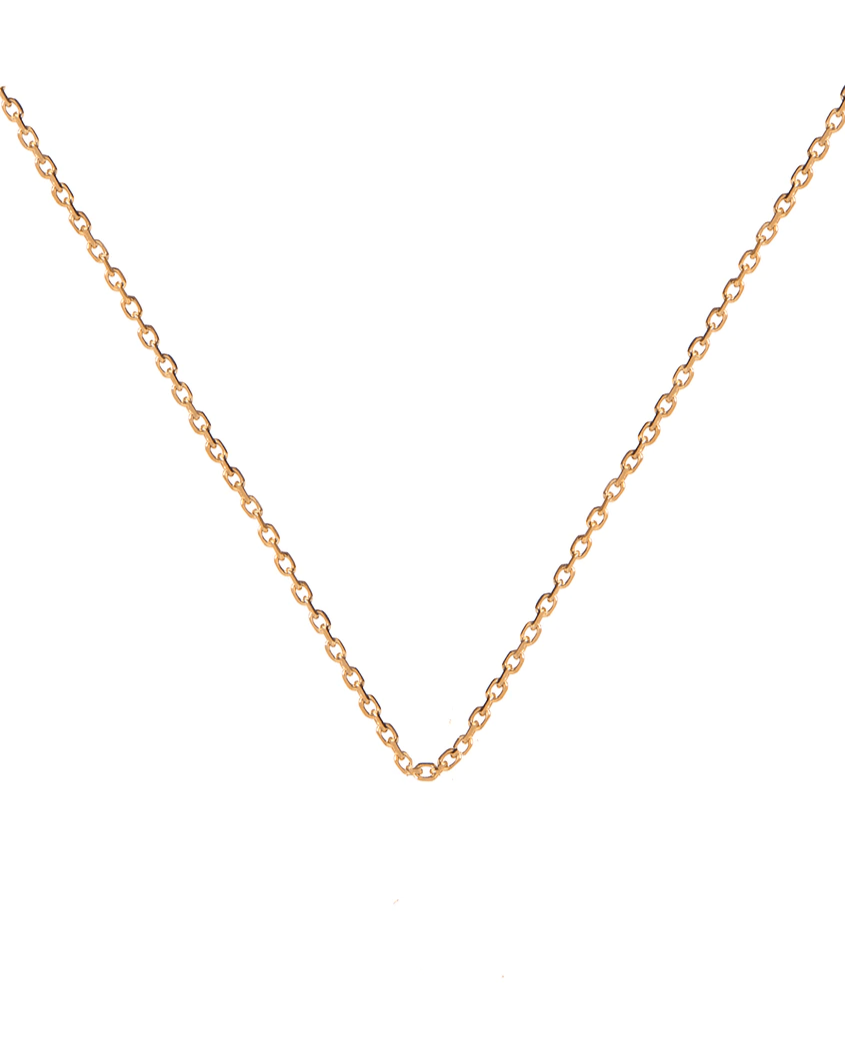 14k Gold Cable Link Chain Necklace